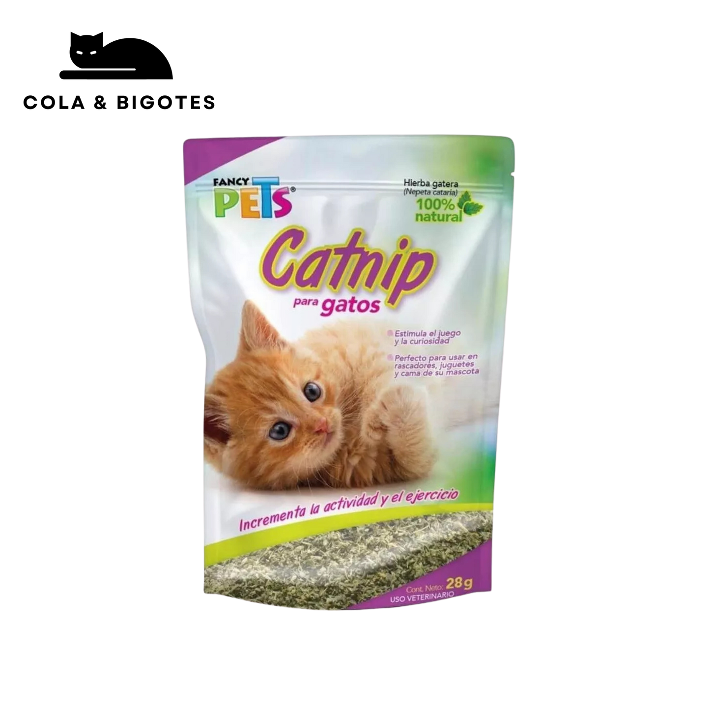 HIERBA PARA GATOS "CATNIP" - (COLA Y BIGOTES)